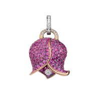Charm Chantecler Donna Boungaville in Oro rosa Zaffiro 5.88 Ct 41249 - 41249